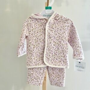 Little Planet by Carters Baby Girls 3M Quilted Organic Cotton Floral Jacket Set